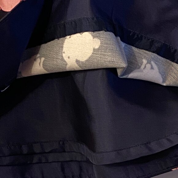 Draper James Sz 6 Skirt Navy Blue Pink Bunnies Mini Lined - Picture 3 of 9